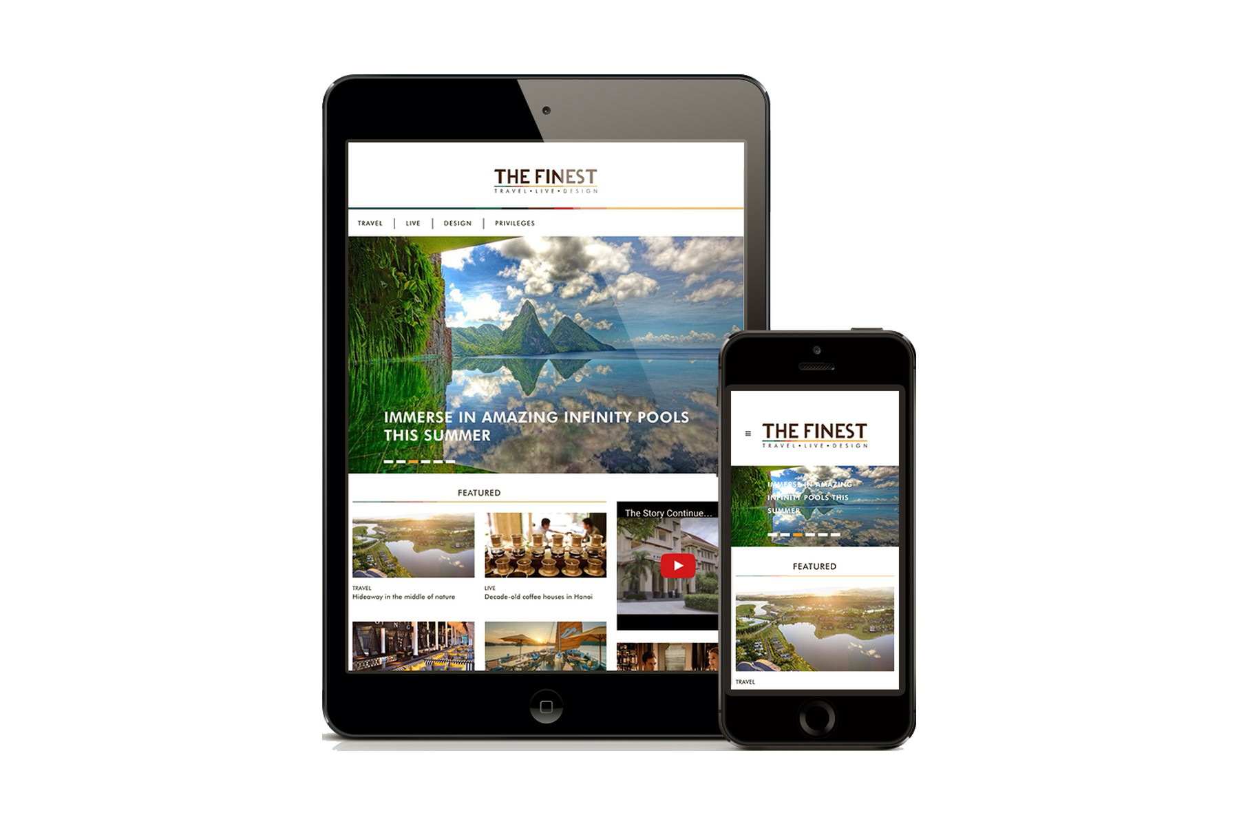 The Finest Magazine trên máy tính bảng và điện thoại