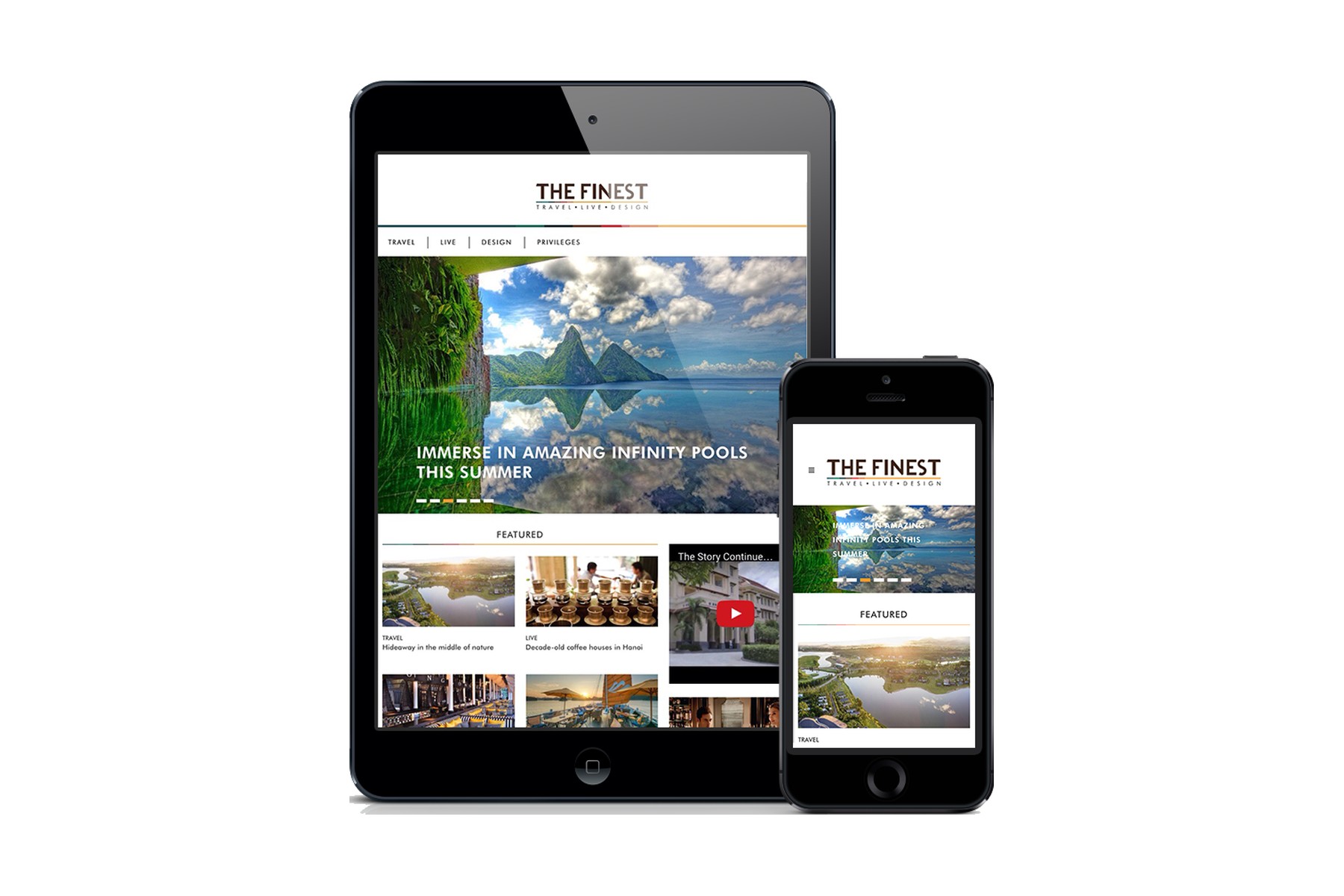 The Finest Magazine on tablet and mobile